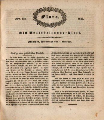 Flora (Baierische National-Zeitung) Dienstag 7. Oktober 1823