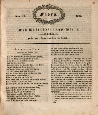 Flora (Baierische National-Zeitung) Sonntag 12. Oktober 1823