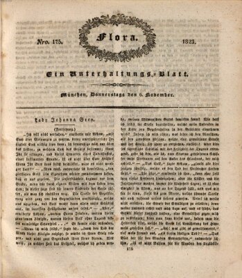 Flora (Baierische National-Zeitung) Donnerstag 6. November 1823