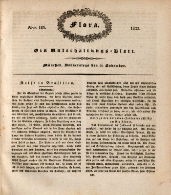 Flora (Baierische National-Zeitung) Donnerstag 20. November 1823