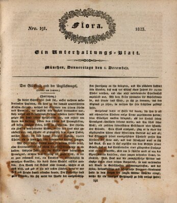 Flora (Baierische National-Zeitung) Donnerstag 4. Dezember 1823