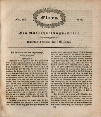 Flora (Baierische National-Zeitung) Sonntag 7. Dezember 1823