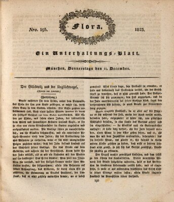 Flora (Baierische National-Zeitung) Donnerstag 11. Dezember 1823