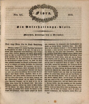 Flora (Baierische National-Zeitung) Sonntag 14. Dezember 1823