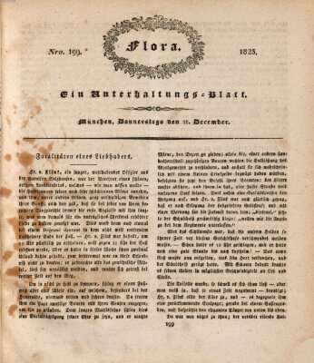 Flora (Baierische National-Zeitung) Donnerstag 18. Dezember 1823