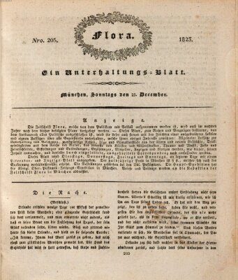 Flora (Baierische National-Zeitung) Sonntag 28. Dezember 1823