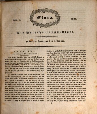 Flora (Baierische National-Zeitung) Sonntag 4. Januar 1824