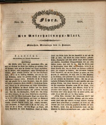 Flora (Baierische National-Zeitung) Dienstag 20. Januar 1824