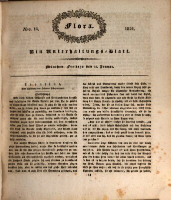 Flora (Baierische National-Zeitung) Freitag 23. Januar 1824