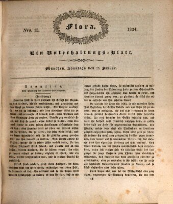 Flora (Baierische National-Zeitung) Sonntag 25. Januar 1824