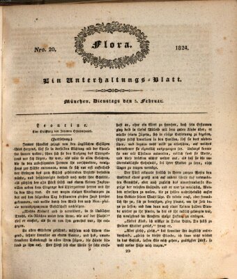 Flora (Baierische National-Zeitung) Dienstag 3. Februar 1824