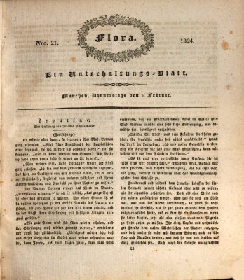 Flora (Baierische National-Zeitung) Donnerstag 5. Februar 1824