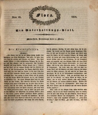 Flora (Baierische National-Zeitung) Sonntag 14. März 1824