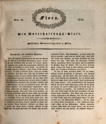 Flora (Baierische National-Zeitung) Donnerstag 18. März 1824