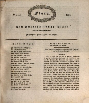 Flora (Baierische National-Zeitung) Freitag 2. April 1824