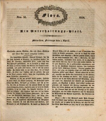 Flora (Baierische National-Zeitung) Freitag 9. April 1824