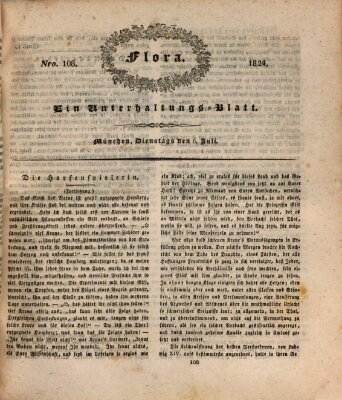 Flora (Baierische National-Zeitung) Dienstag 6. Juli 1824