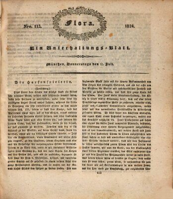 Flora (Baierische National-Zeitung) Donnerstag 15. Juli 1824