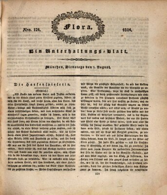 Flora (Baierische National-Zeitung) Dienstag 3. August 1824