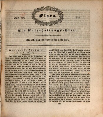 Flora (Baierische National-Zeitung) Donnerstag 5. August 1824