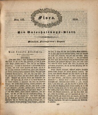 Flora (Baierische National-Zeitung) Freitag 6. August 1824