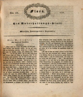 Flora (Baierische National-Zeitung) Sonntag 5. September 1824