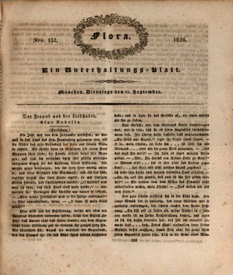 Flora (Baierische National-Zeitung) Dienstag 21. September 1824