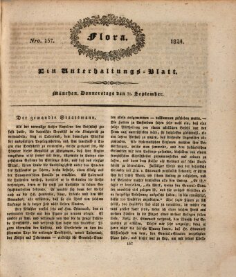 Flora (Baierische National-Zeitung) Donnerstag 30. September 1824