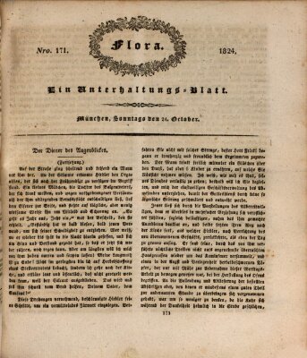 Flora (Baierische National-Zeitung) Sonntag 24. Oktober 1824