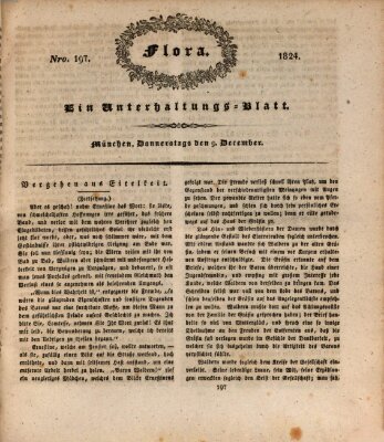 Flora (Baierische National-Zeitung) Donnerstag 9. Dezember 1824