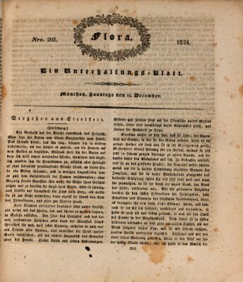 Flora (Baierische National-Zeitung) Sonntag 19. Dezember 1824