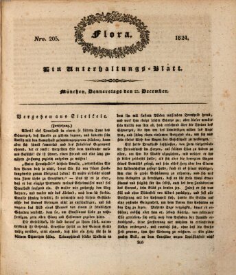 Flora (Baierische National-Zeitung) Donnerstag 23. Dezember 1824