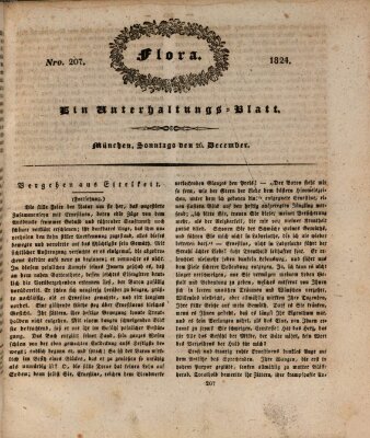 Flora (Baierische National-Zeitung) Sonntag 26. Dezember 1824