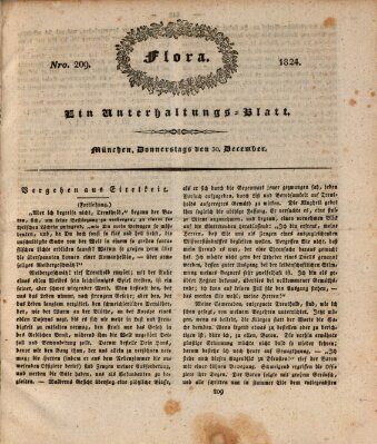 Flora (Baierische National-Zeitung) Donnerstag 30. Dezember 1824