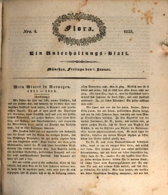 Flora (Baierische National-Zeitung) Freitag 7. Januar 1825