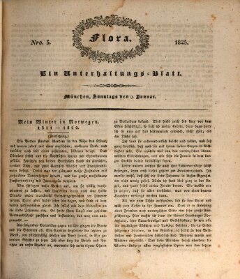 Flora (Baierische National-Zeitung) Sonntag 9. Januar 1825