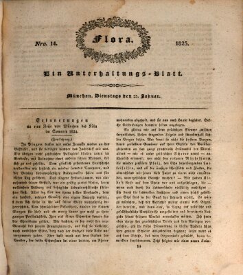 Flora (Baierische National-Zeitung) Dienstag 25. Januar 1825