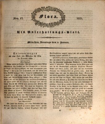 Flora (Baierische National-Zeitung) Sonntag 30. Januar 1825