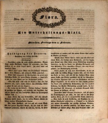 Flora (Baierische National-Zeitung) Freitag 11. Februar 1825