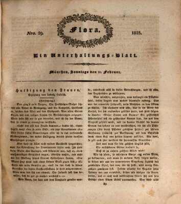 Flora (Baierische National-Zeitung) Sonntag 20. Februar 1825