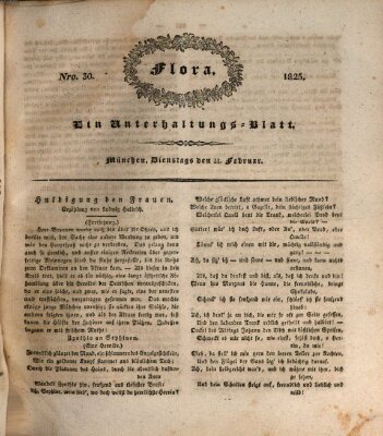 Flora (Baierische National-Zeitung) Dienstag 22. Februar 1825