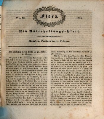 Flora (Baierische National-Zeitung) Freitag 25. Februar 1825