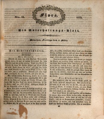 Flora (Baierische National-Zeitung) Freitag 18. März 1825