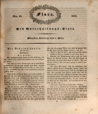 Flora (Baierische National-Zeitung) Sonntag 20. März 1825