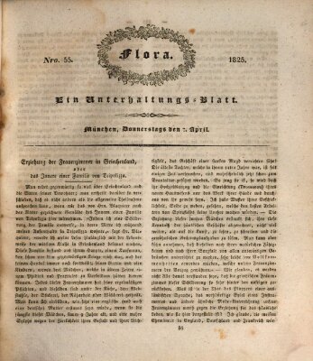 Flora (Baierische National-Zeitung) Donnerstag 7. April 1825