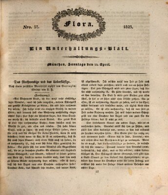 Flora (Baierische National-Zeitung) Sonntag 10. April 1825