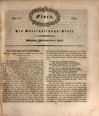 Flora (Baierische National-Zeitung) Sonntag 17. April 1825