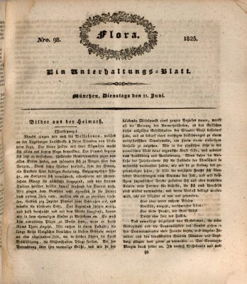 Flora (Baierische National-Zeitung) Dienstag 21. Juni 1825