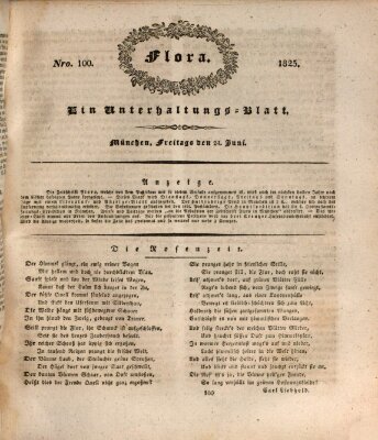 Flora (Baierische National-Zeitung) Freitag 24. Juni 1825