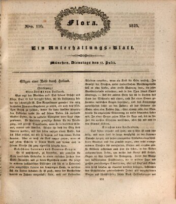 Flora (Baierische National-Zeitung) Dienstag 12. Juli 1825